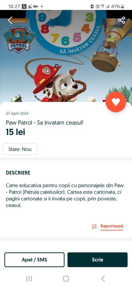 Carti Paw Patrol