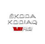 Set embleme SKODA KODIAQ VRS / emblema stema sigla sticker inscriptii