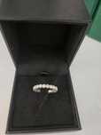 Inel Eternity ring aur alb si diamante de 2,45 carate