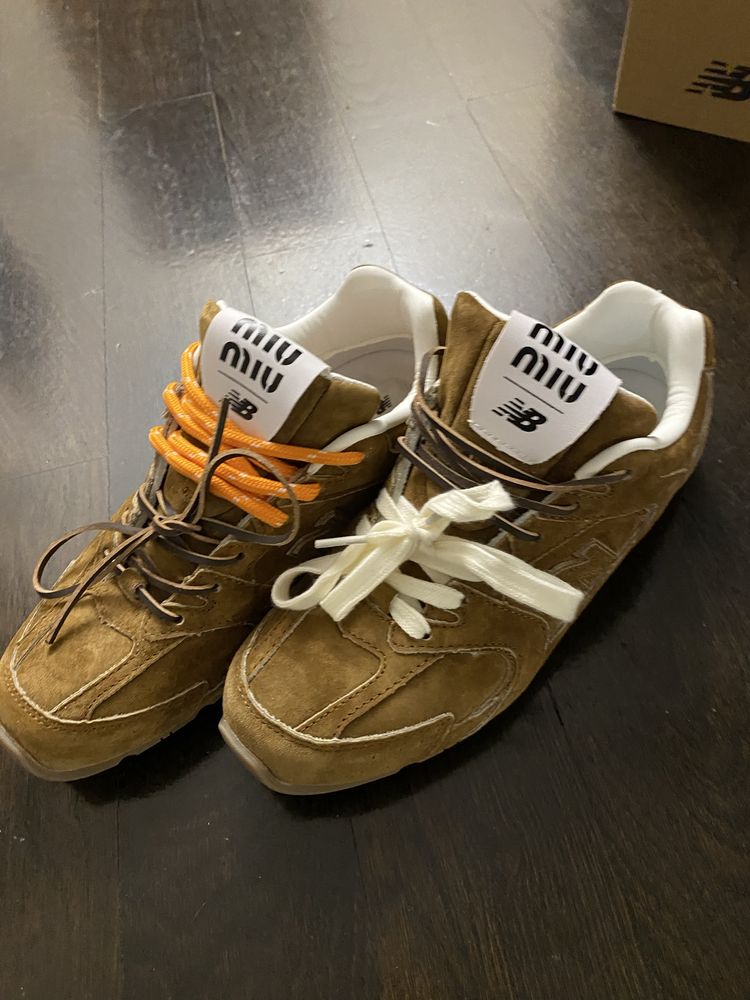 Sneackers Miu Miu & New Balance noi 38