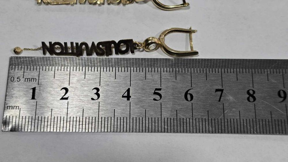 Златни обеци 14 карата