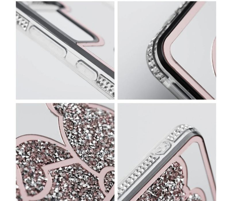 Гръб TEDDY BEAR за SAMSUNG A56 5G розов.