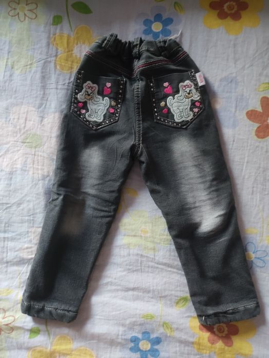 Джинсы зимние, утеплённые