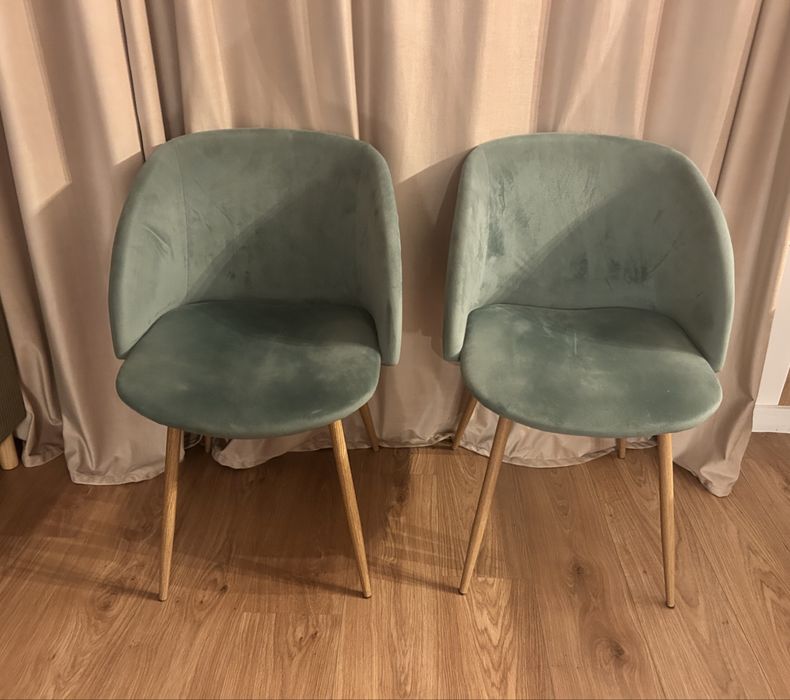 Set de 2 scaune tapitate