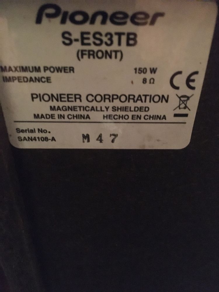 Ресийвър Pioneer VSX-323 + колони Pioneer