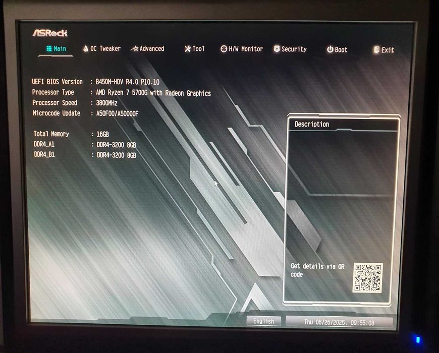 Kit Gaming Ryzen 7 5700G 8/16 Core + 32GB DDR4 / Ryzen5 4500 (6/12)