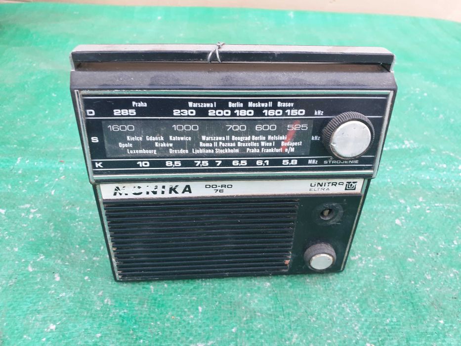 Radio Monika MOT722-2,
Unitra-Rzeszów,
Made in Polonia fabricat in1979