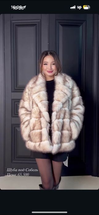 Раскошный шуба под соболь