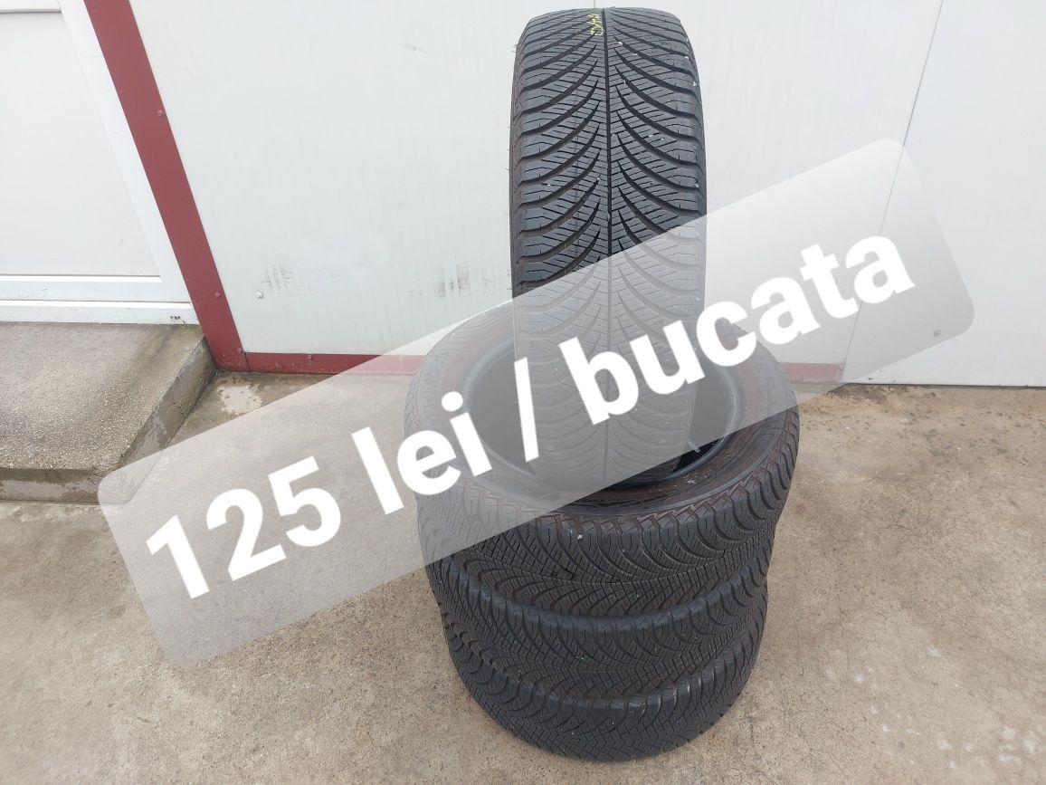 125 lei bucata! Set anvelope ALLSEASONS 195 55 16 Goodyear! 7 mm