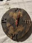 Ceas handmade din lemn de nuc