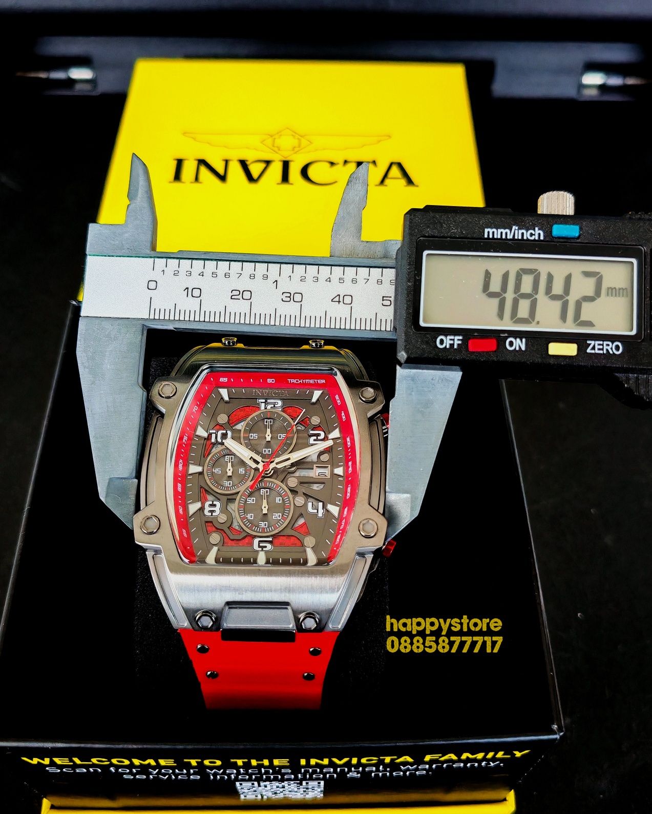 INVICTA S1 Rally Diablo Red , Инвикта нов ръчен часовник