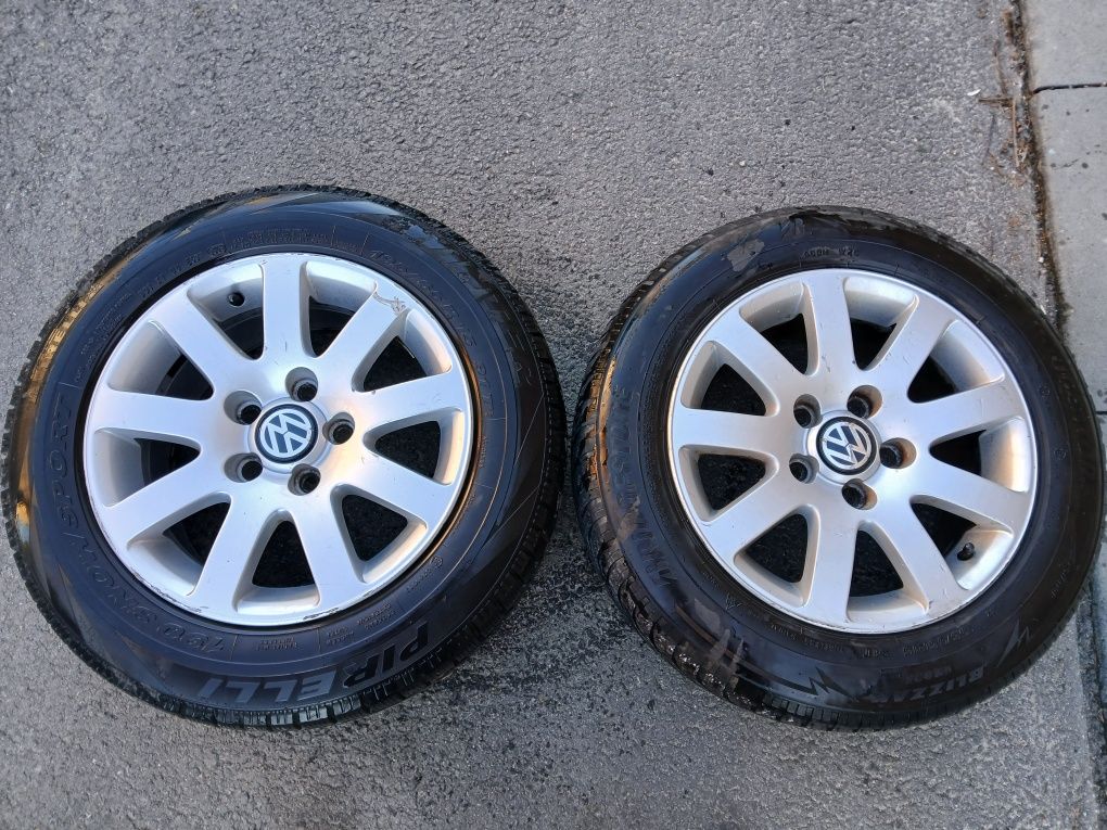Оригинални Алу джанти 15цола за vw Golf-5.6.Touran.Caddy.passat.5×112.