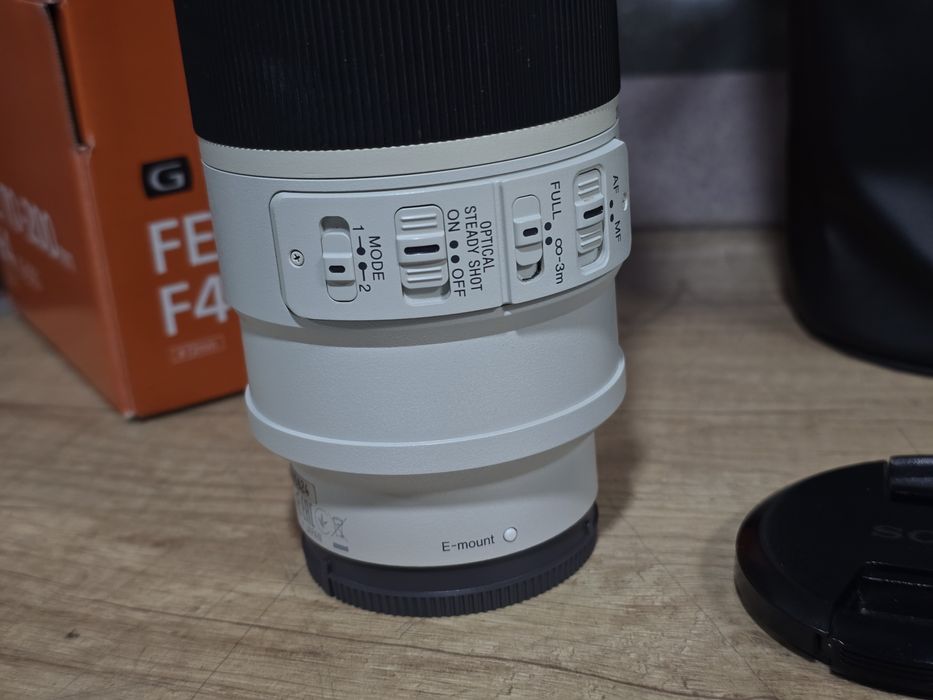 Obiectiv tele SONY G 70-200mm, F4 FE OSS, cu stabilizare, full frame