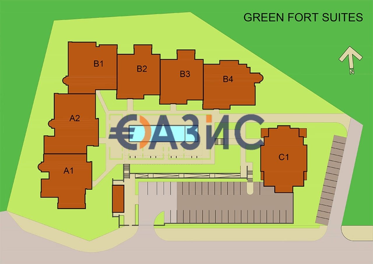 Продава се Двустаен апартамент в к.к. Слънчев бряг - 59 кв.м за 1448 €/кв.м - Снимка #6