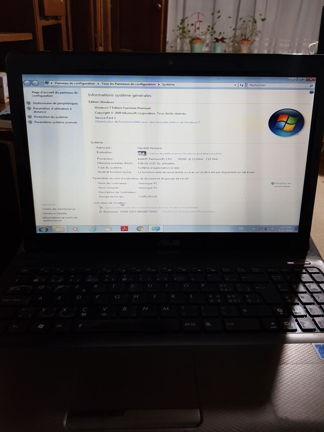Placa de baza laptop Asus X52F X52 pe Intel