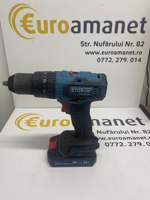 Masina de gaurit si insurubat Erbauer ECD18-Li-2 -N2-