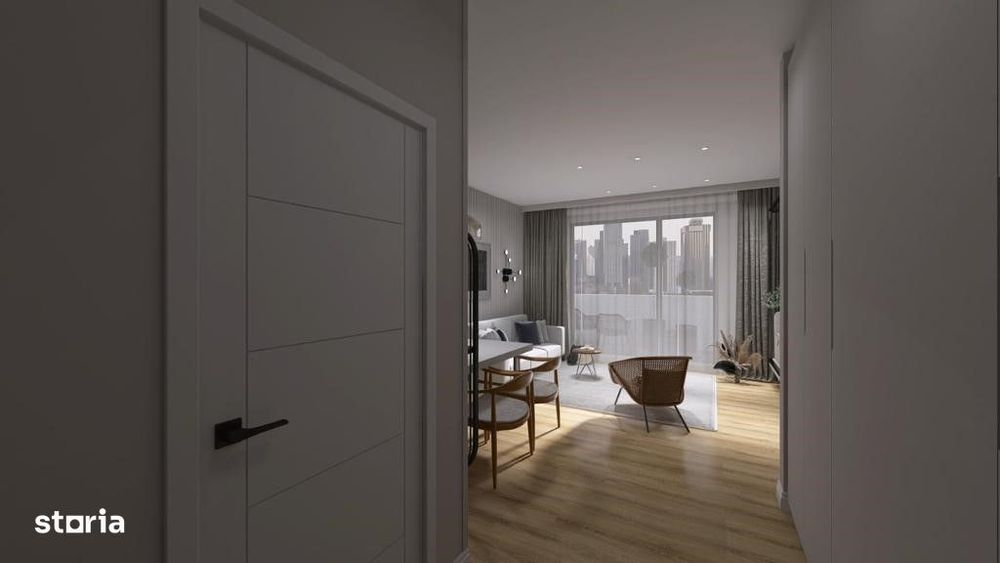 Apartament cu 3 camere și vedere spectaculoasă către promenadă