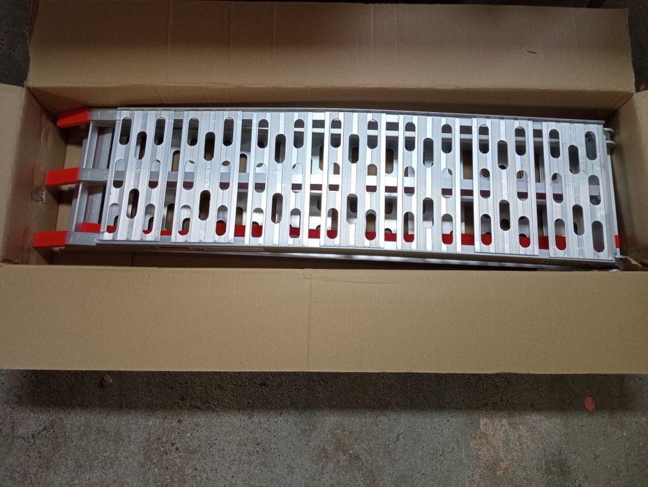 Rampă moto aluminiu 225 cm nouă