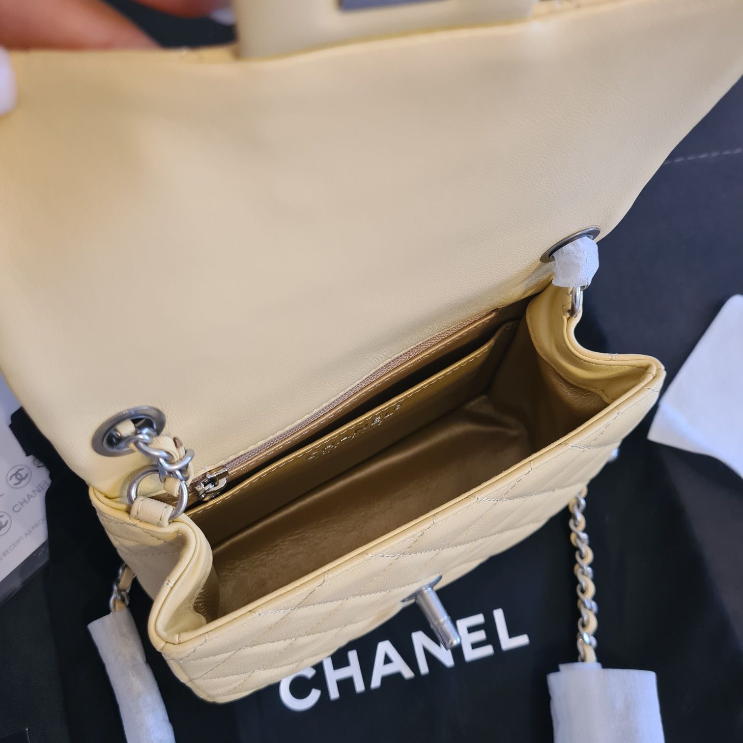 Chanel bag - 18 cm/piele naturala/full pack