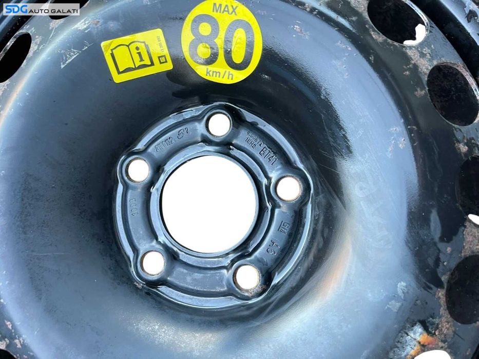 Roata Janta Tabla Rezerva Slim 5x110 T115 70 16 R16 Opel Vectra C 2002 - 2008 Cod 2160132 13205892 [B4196]