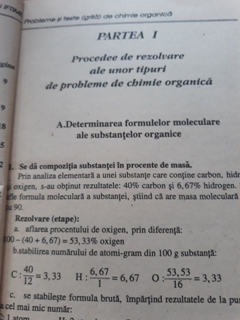teste grila chimie organica 1994
