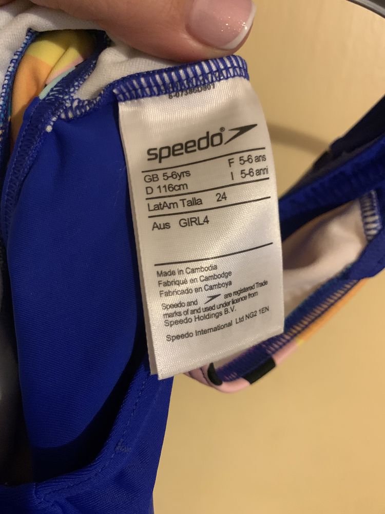 Детски бански Speedo 5-6 години 122см