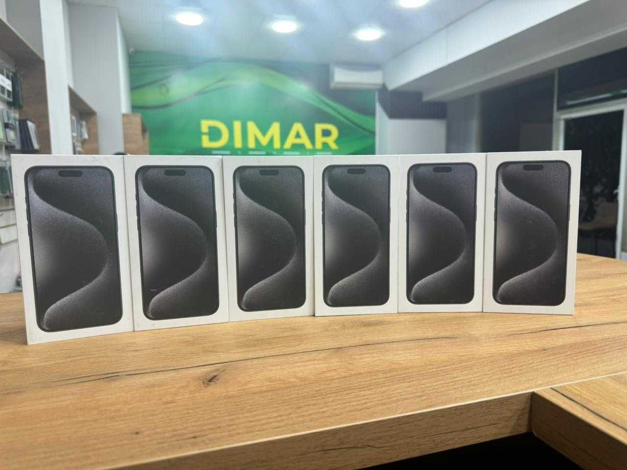 Айфон 15 Про 1Тб Чёрный титан 2 сим карты Акция на Apple В Алматы
