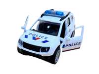 Masinuta metalica Politie Dacia Duster, Sunete si lumini, 11cm