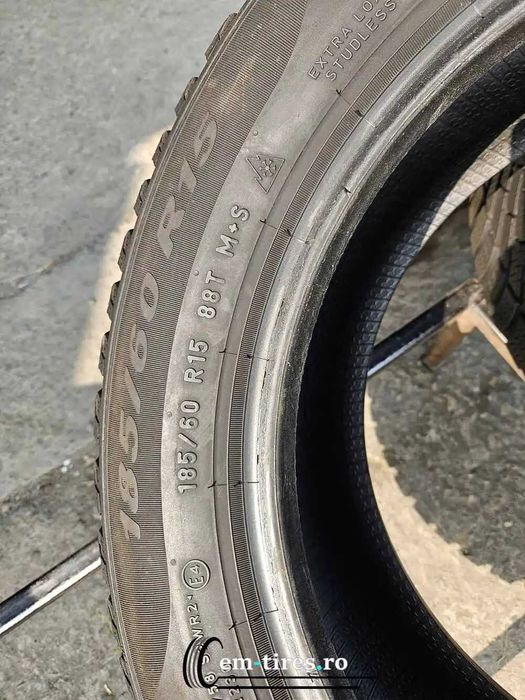 SET 2 Anvelope Iarna 185/60 R15 PIRELLI Winter Cinturato 88T