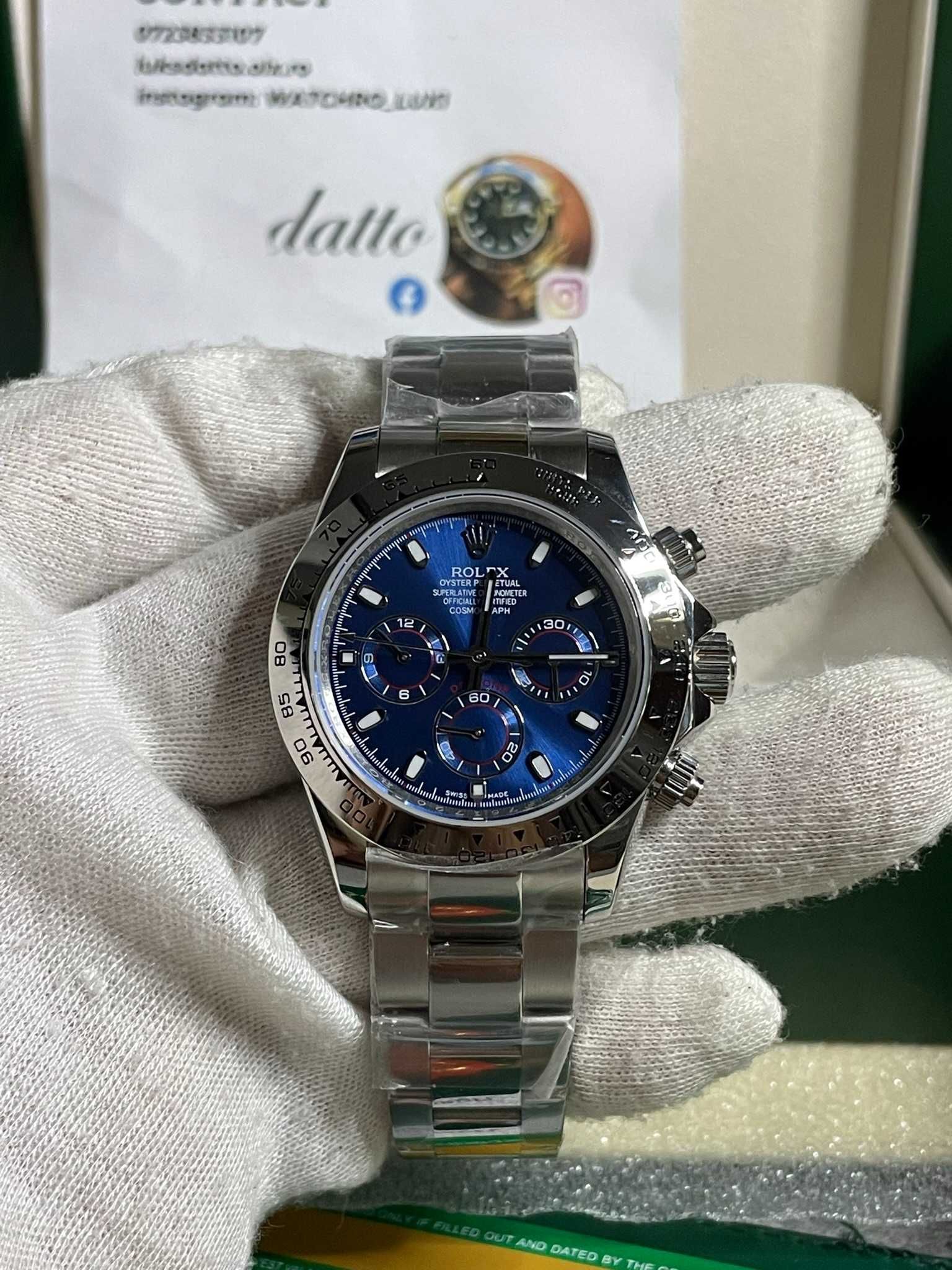 Rolex Daytona 40 MM Blue Navy Silver