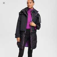 Есенно дамско яке Esprit, М/Л в черно и лилаво