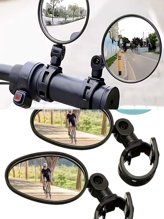 Кръгли и елипсовидни огледала за велосипеди