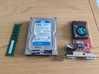 componente calculator, placa video, hard disc, memorie ram