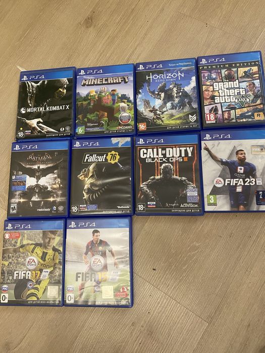 Продаю игры на PlayStation 4