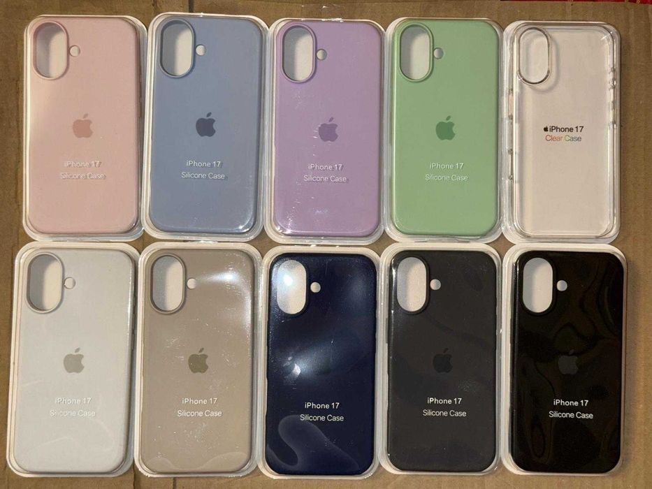 3 Husa Transparenta sau silicon iPhone seria 17 Air/Pro/Max