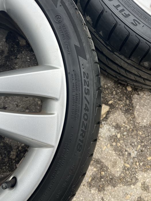 4бр. оргинални алуминеви джанти на Skoda Octavia 2 Feislift vrs