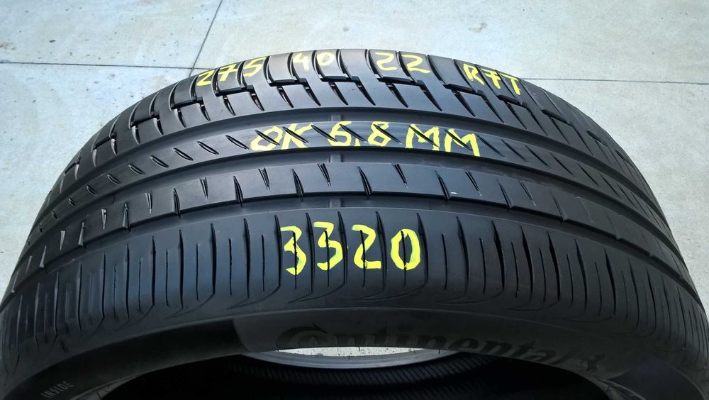O anvelopa de vara 275 40 22 continetal premiumcontact 6 run flat 3320