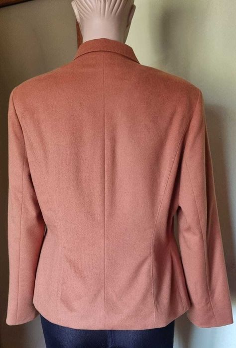 Blazer/sacou Windsor, angora 60%, lana 40%, bej camel, marimea m-l