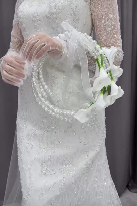 Букет невесты каллы