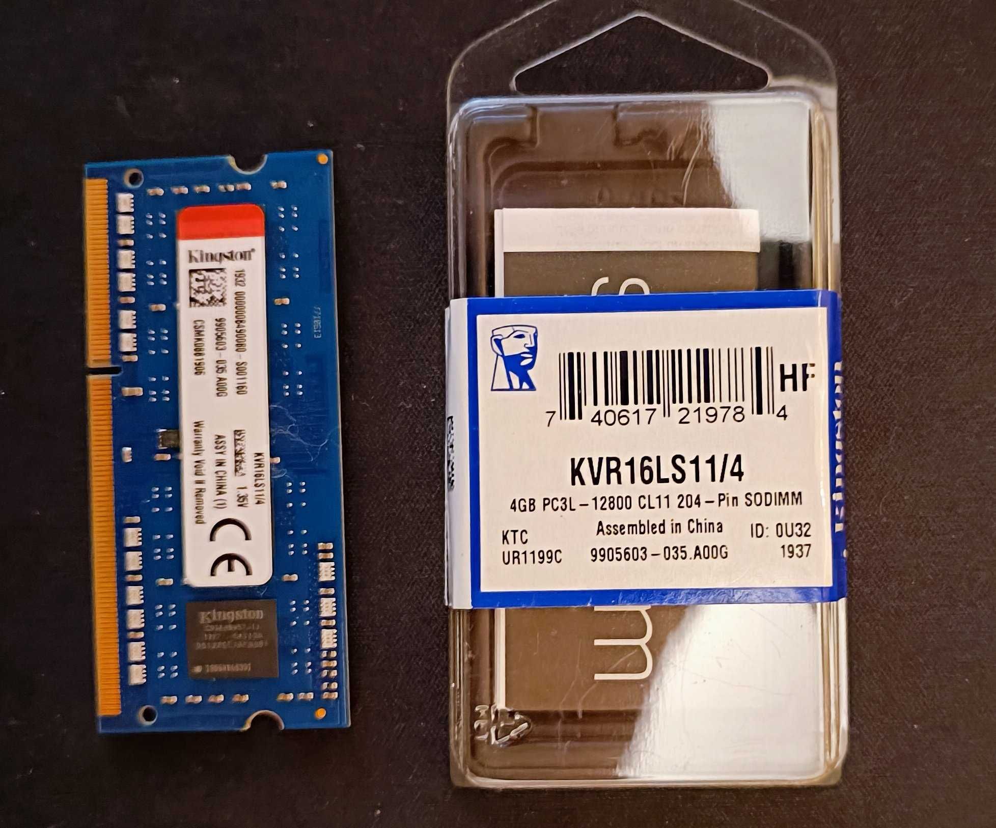 4GB DDR3L SDRAM Kingston