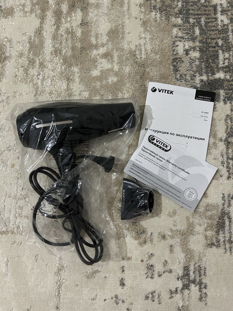 Продается новый VITEK VT-2262 фен