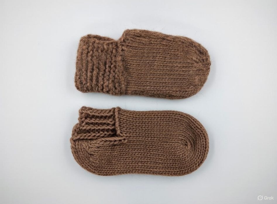 Носки ручного вязания из верблюда шерсти