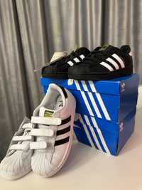 Superstar Adidas copii alb/negru