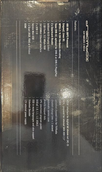 Dreambox DM800 HDse HD se cu 500 GB Receptor SAT Satelit 800 HDse