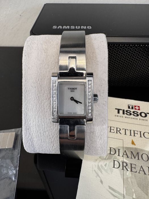 Ceas Tissot cu diamante, full box