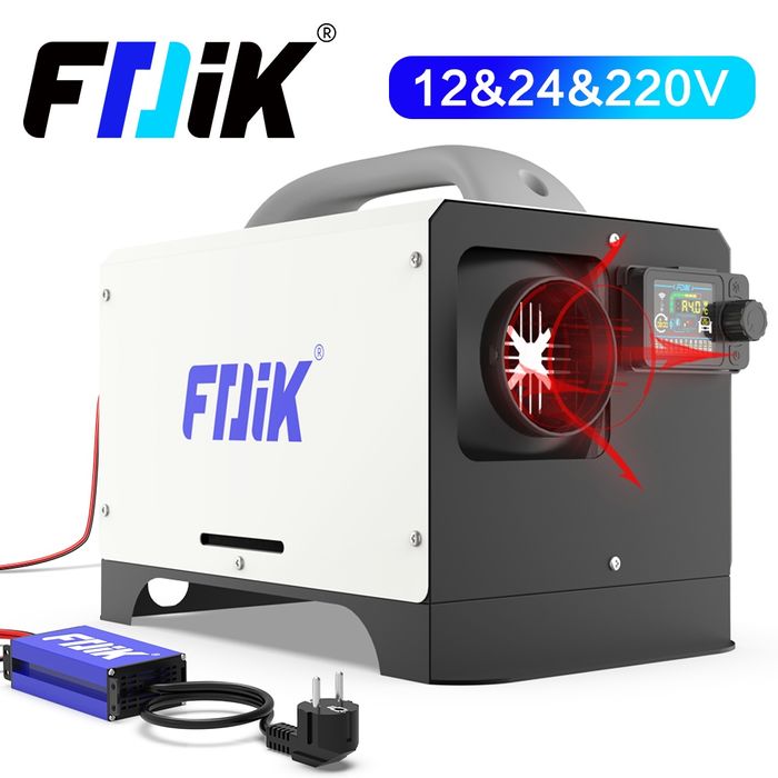 Incalzitor stationar, Sirocou, Vevor-Fdik 8KW 12v&24v&220v Bluetooth