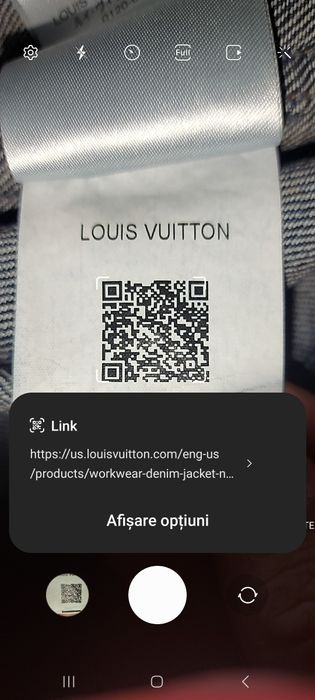 L-XXL Compleu de blug Louis Vuitton Carpenter Wotkwear Denim Monogram