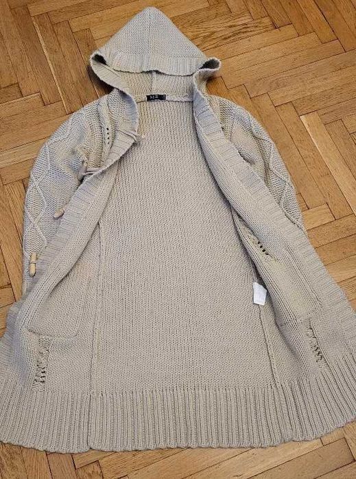 Pulover rustic gros impletit mar S