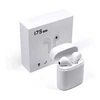 Безжични слушалки i7s TWS, Тапи,bluetooth , Стерео звук, Докинг кутия