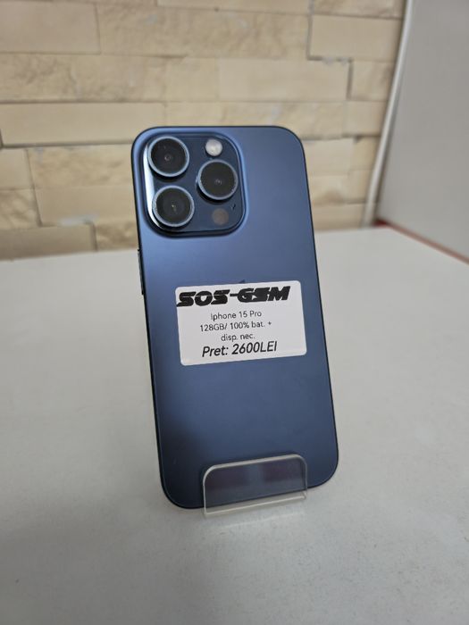 Iphone 15 Pro 128GB / 100% ( baterie after marchet )